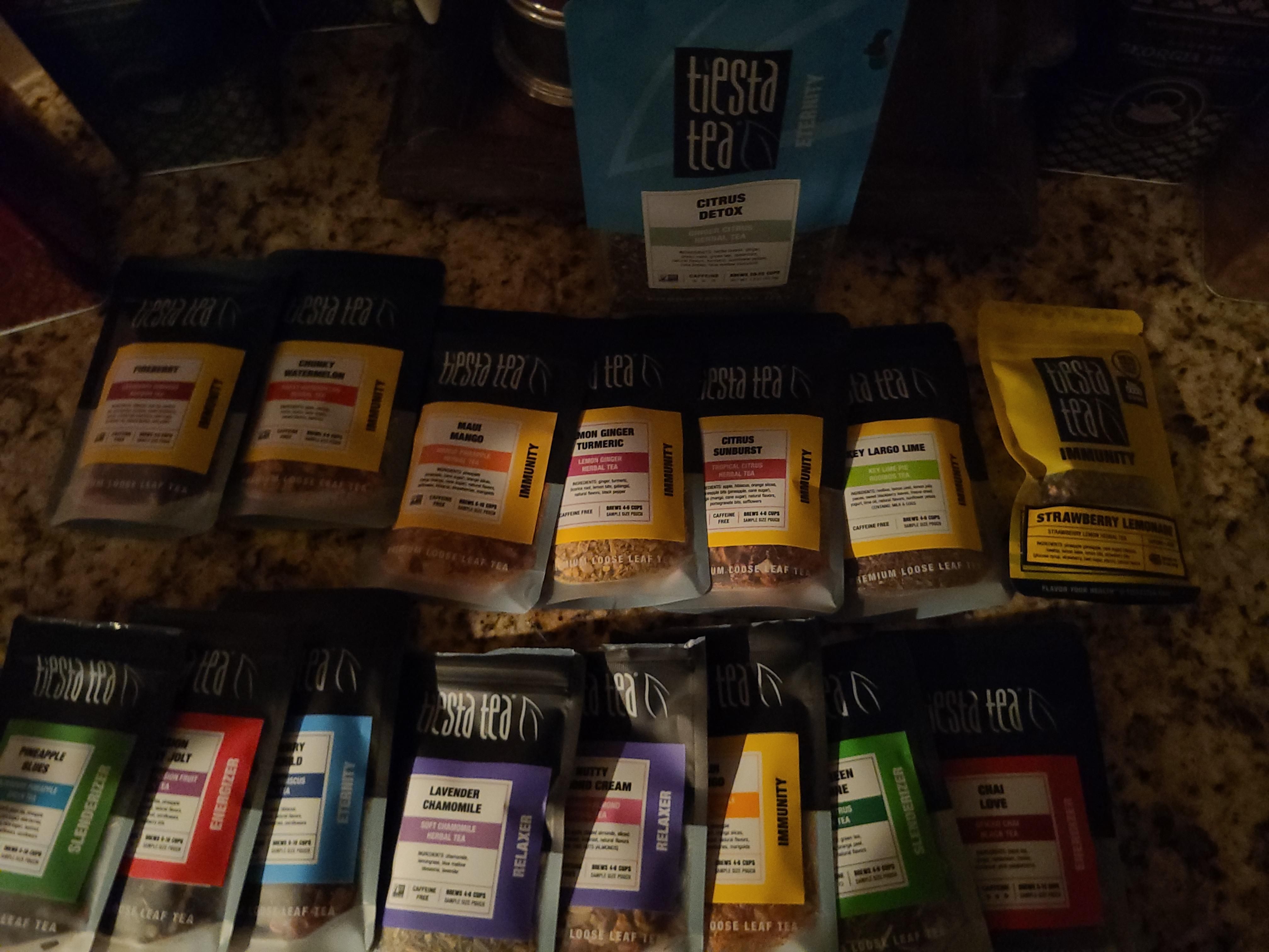 Thé détox aux agrumes Tiesta Tea en feuilles vrac