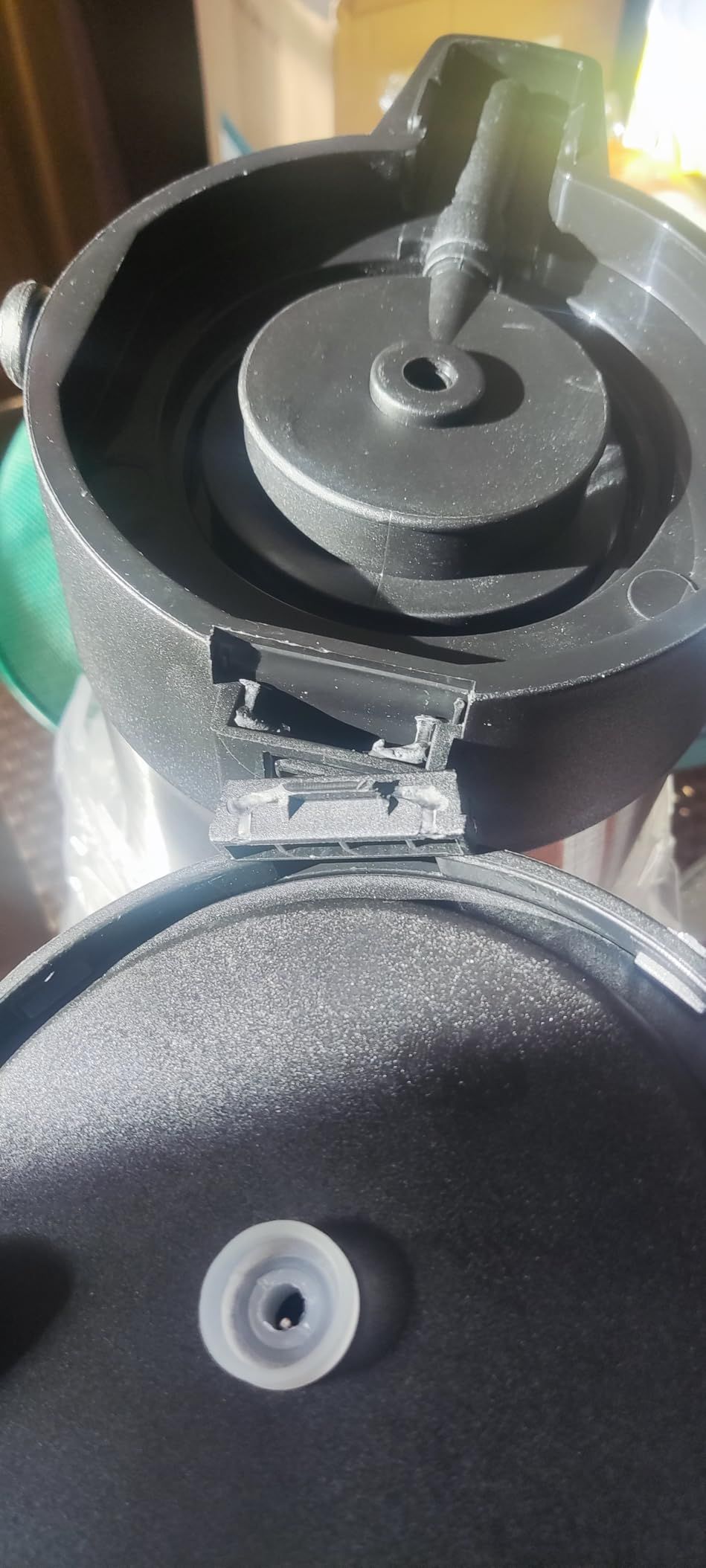 Carafe à café isotherme - Airpot en acier inoxydable de 3L avec action pompe, isolation à double paroi, carafe à café et thé étanche avec base rotative à 360°, poignée de transport, verrou de