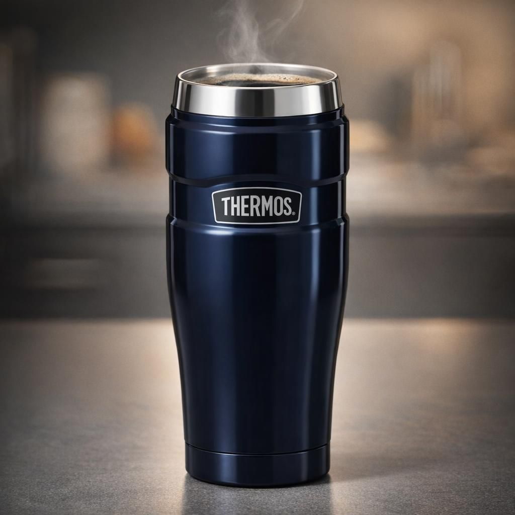 Thermos 123146T King Tumbler Mug Inox Bleu