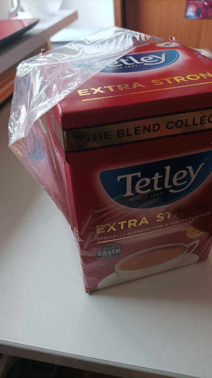 Sachets de thé extra fort Tetley 75 x 250 g