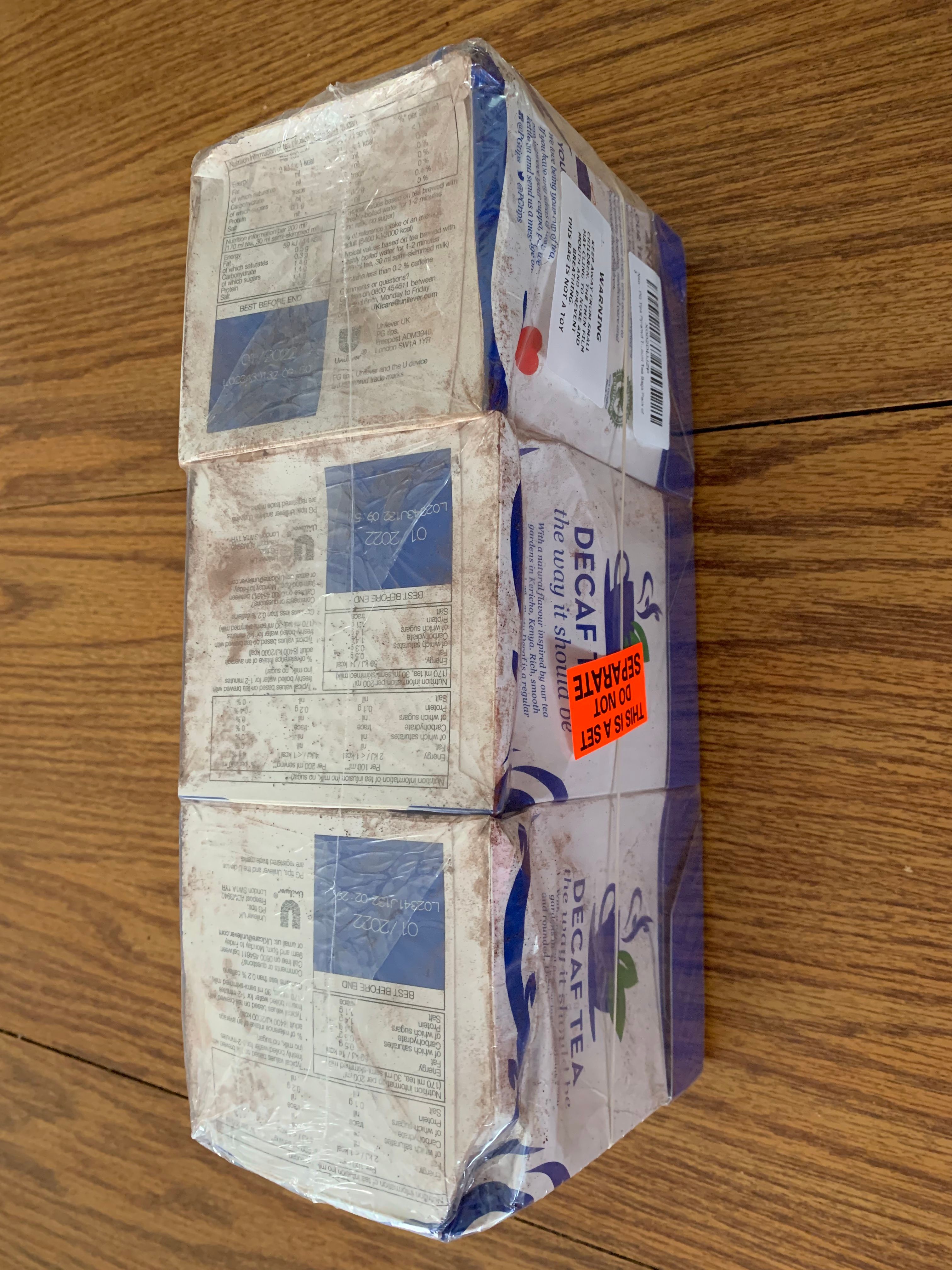 Sachets de thé déthéiné PG Tips Pyramid - Pack de 3