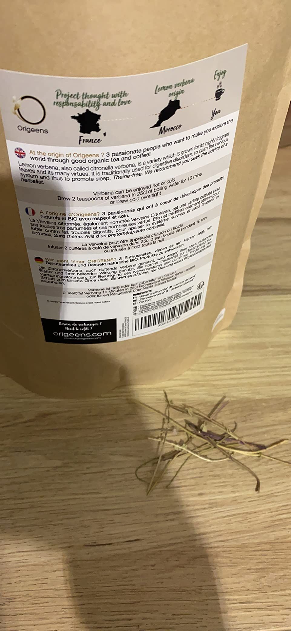 Tisane mélisse bio 100 g - infusion digestive et relaxante