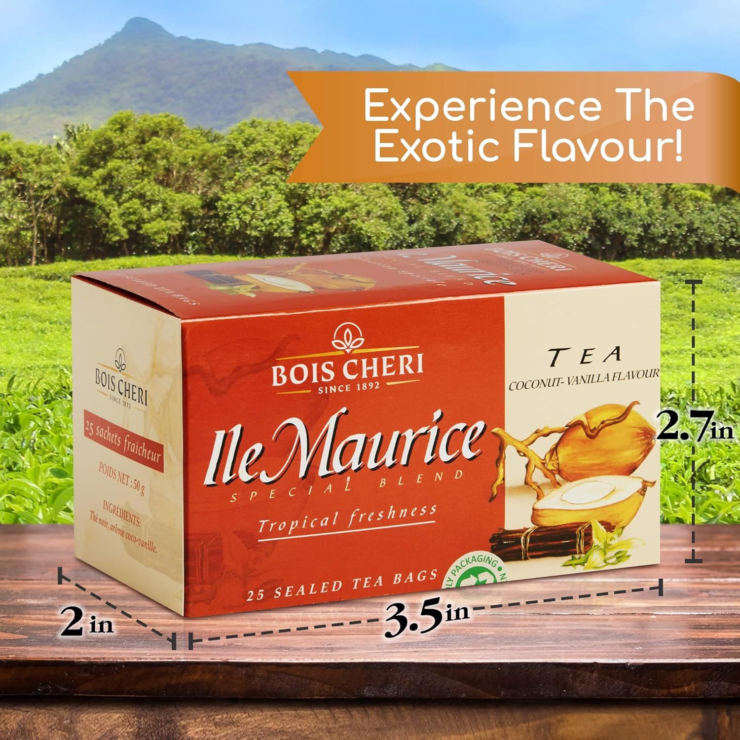 thé vert bio gingembre citron kusmi tea - boîte 100g