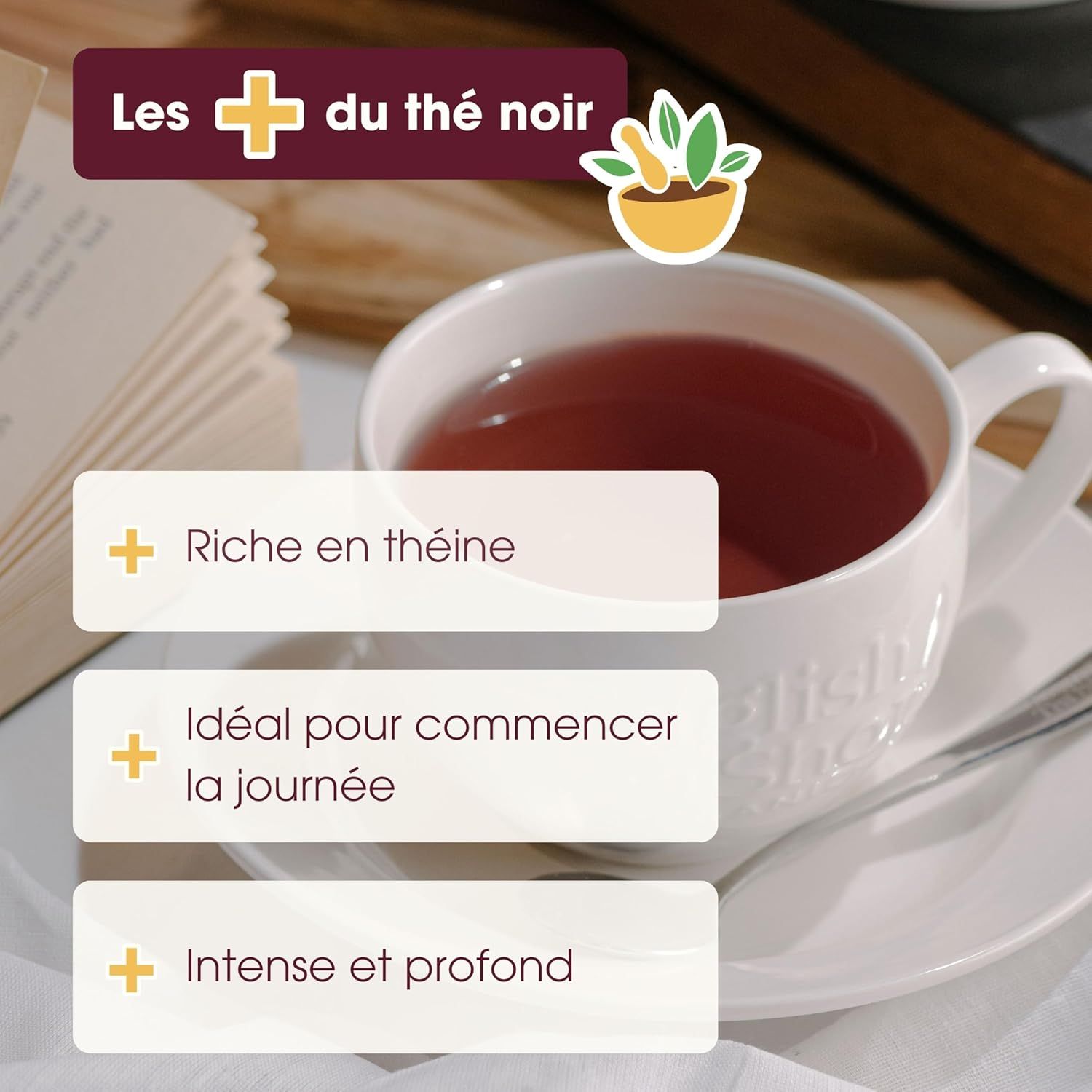 Tisane d'hibiscus écoresponsable - 100 sachets sans caféine