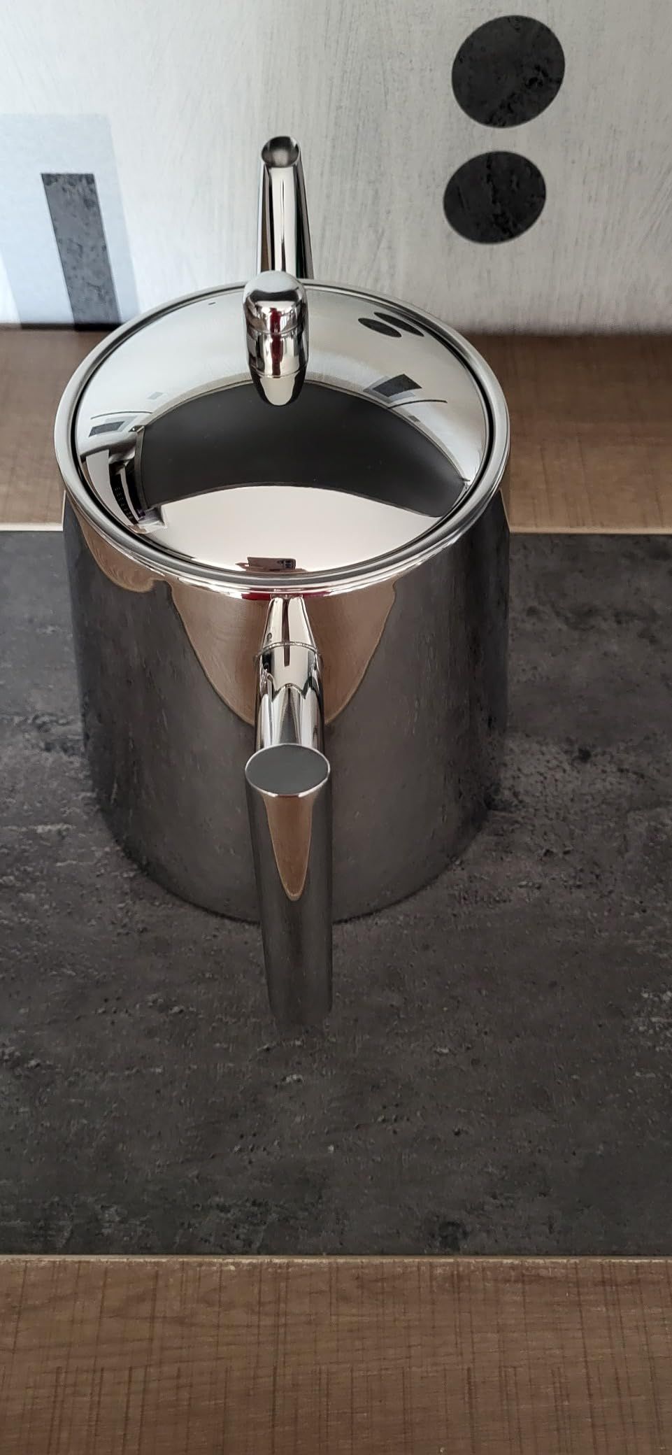 Easyworkz Théière en acier inoxydable 1500 ml avec infuseur amovible pour infusion de fruits, herbes et infusions