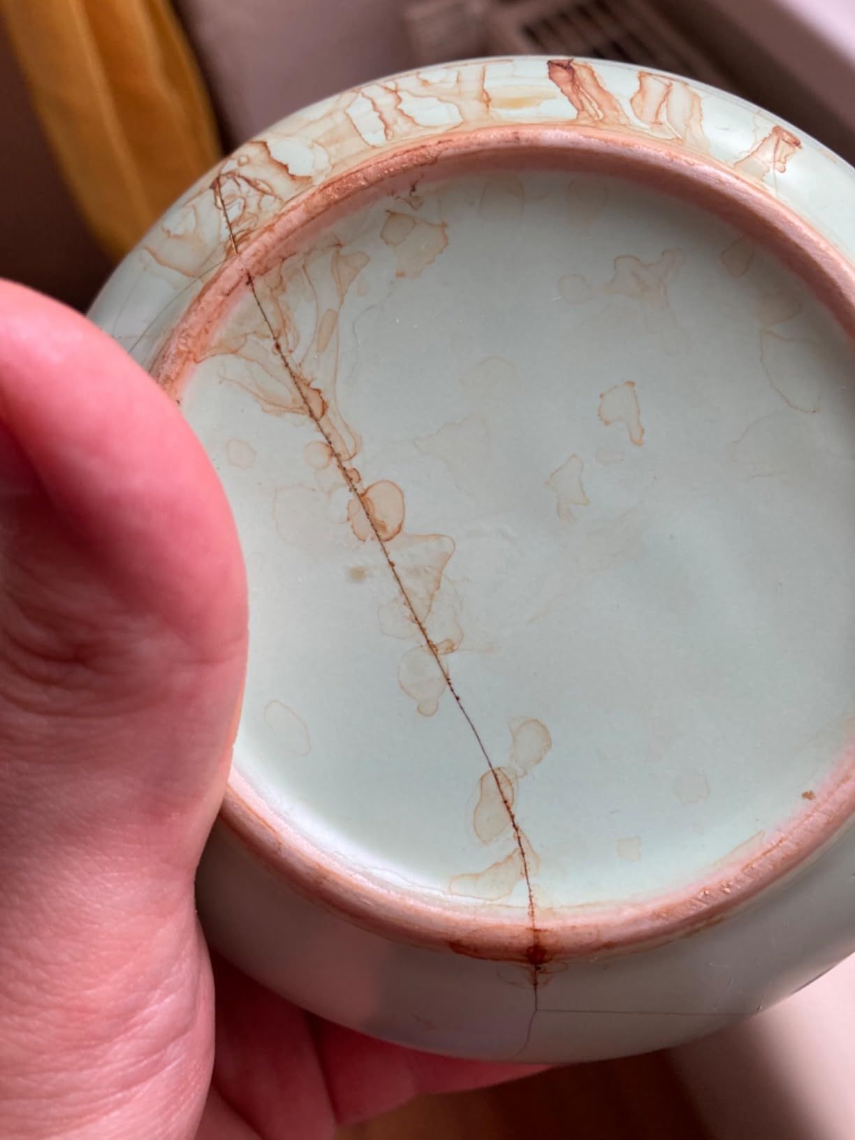 Service à thé chinois en céramique, théière de 600 ml et 6 tasses de 120 ml, service à thé kungfu changeant de four, théière asiatique pour les amateurs de thé, bleu