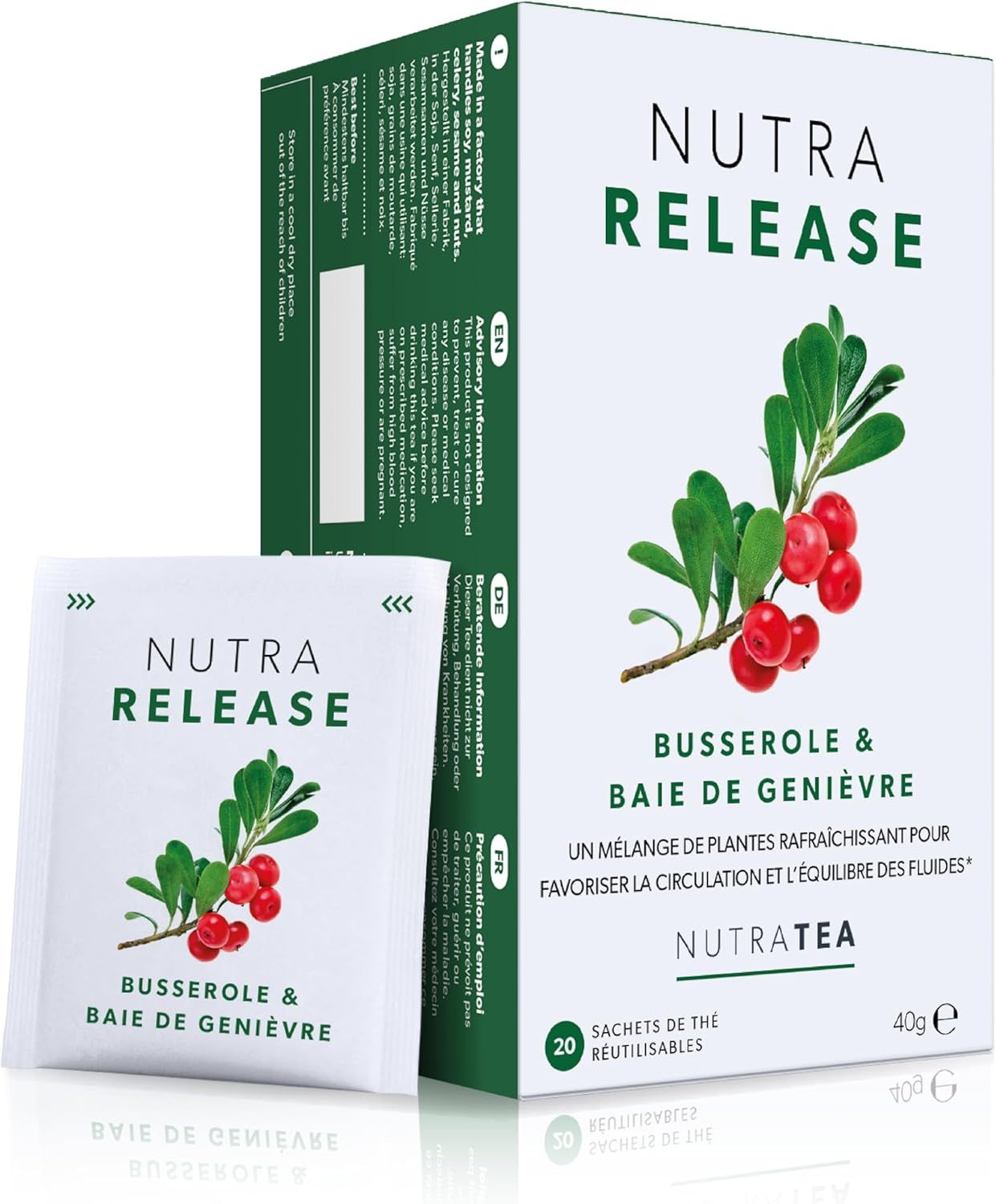 Thé contre la rétention d'eau NutraRelease