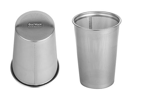 GAIWAN Passoire à thé en Acier Inoxydable SP500 pour Verre de thé PURE500, Acier Inoxydable et à Pas Fin, Garantie de 30 Ans Germany (filtres à thé, théière, passoire à thé)