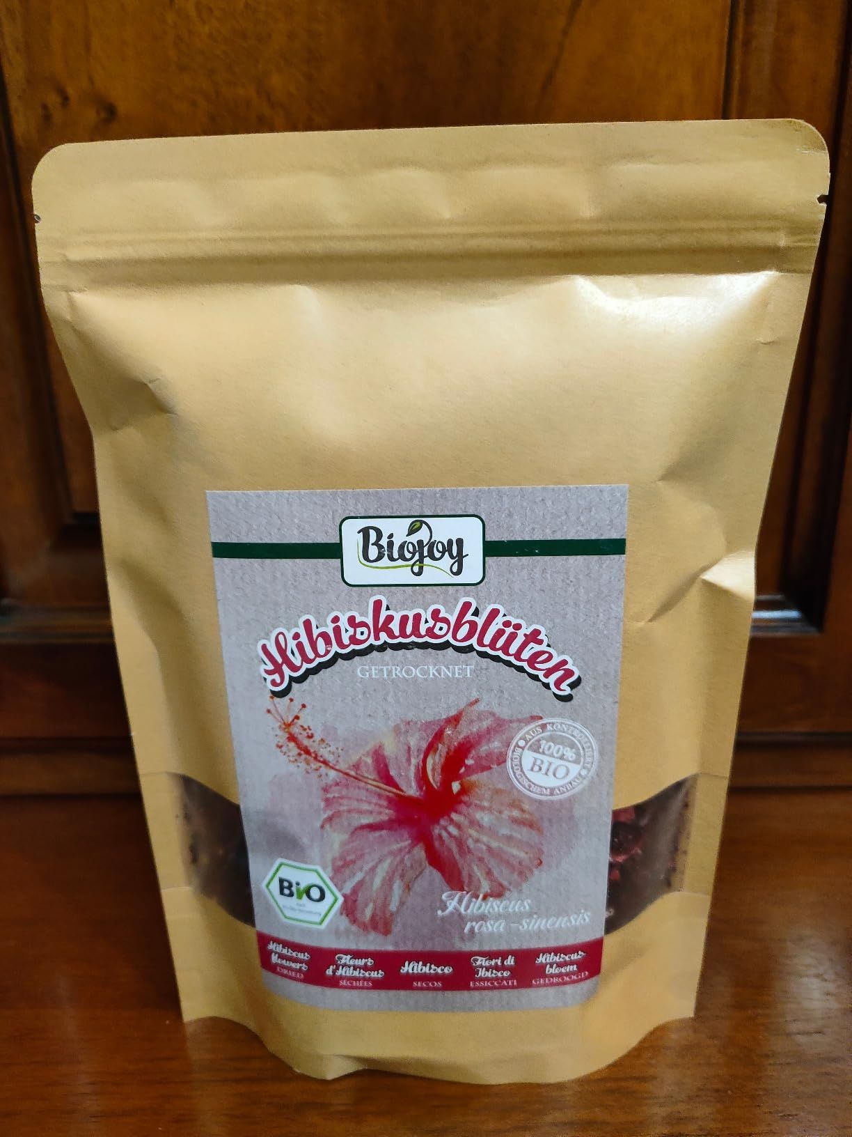 Fleurs d'hibiscus séchées bio pour infusion 250 g