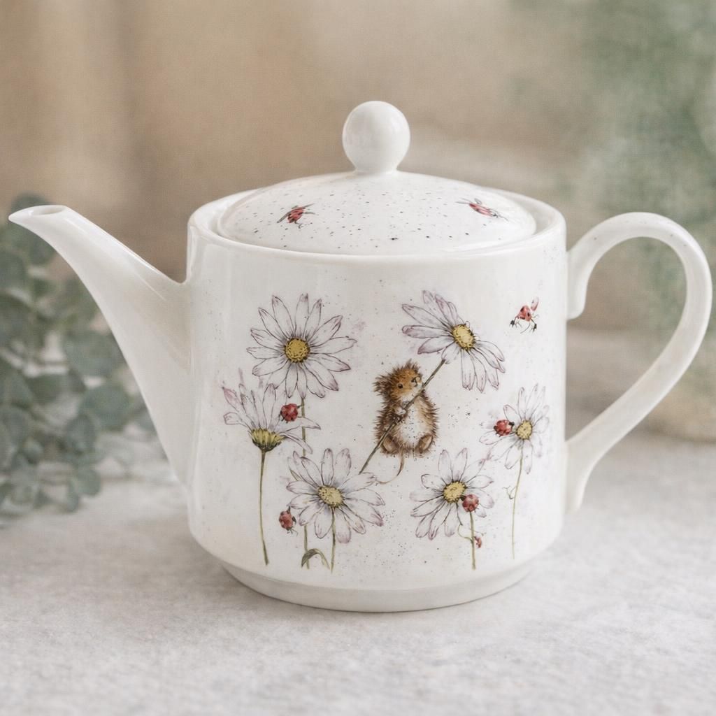 Wrendale Designs – Théière « Oops A Daisy »