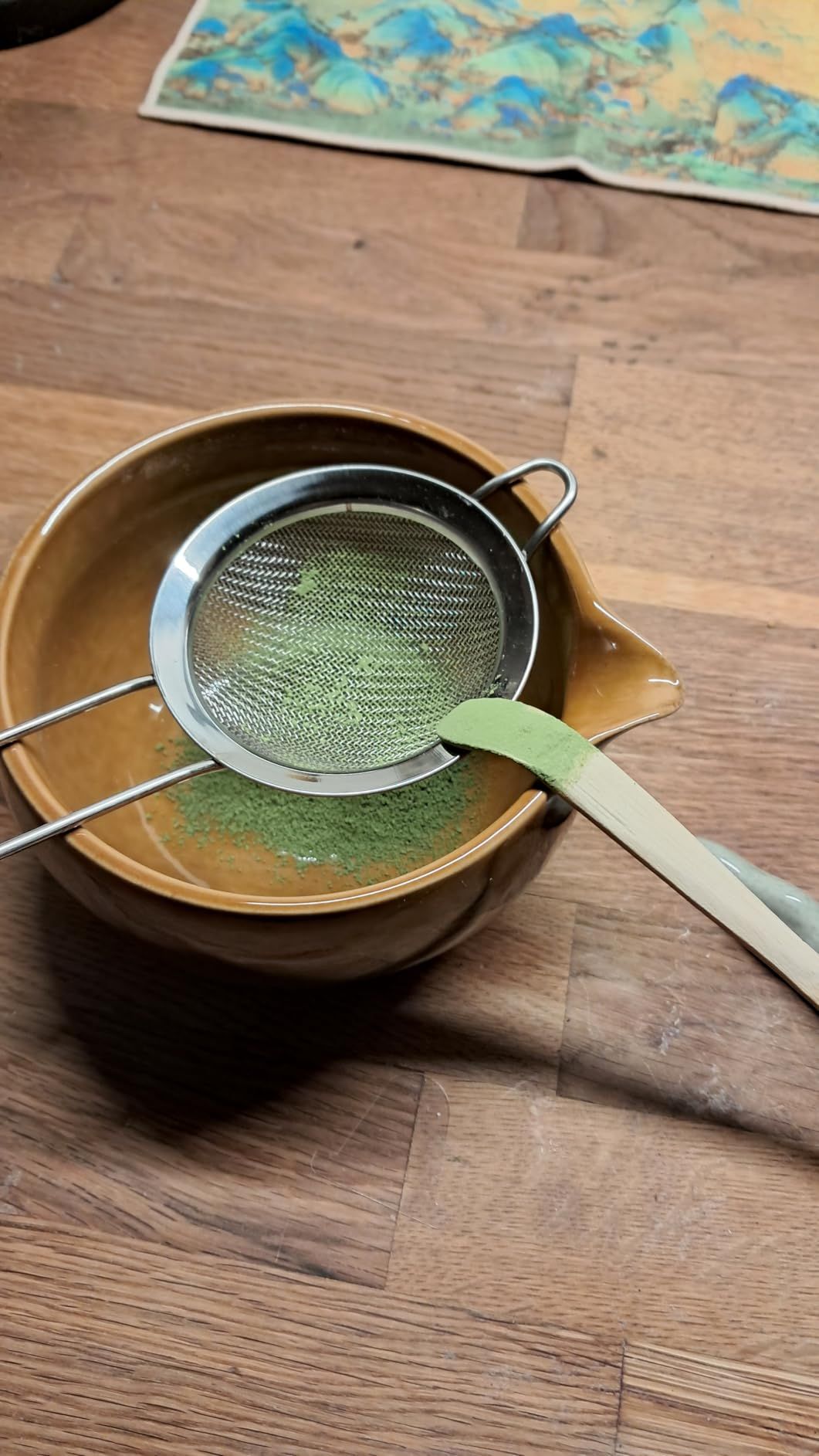 Kit Matcha Complet-Set Matcha Traditionnel en Bambou avec Fouet Matcha (Chasen),Cuillère & Support-Coffret Thé Matcha Japonais Authentique pour Cérémonie-Idée Cadeau (Macha)