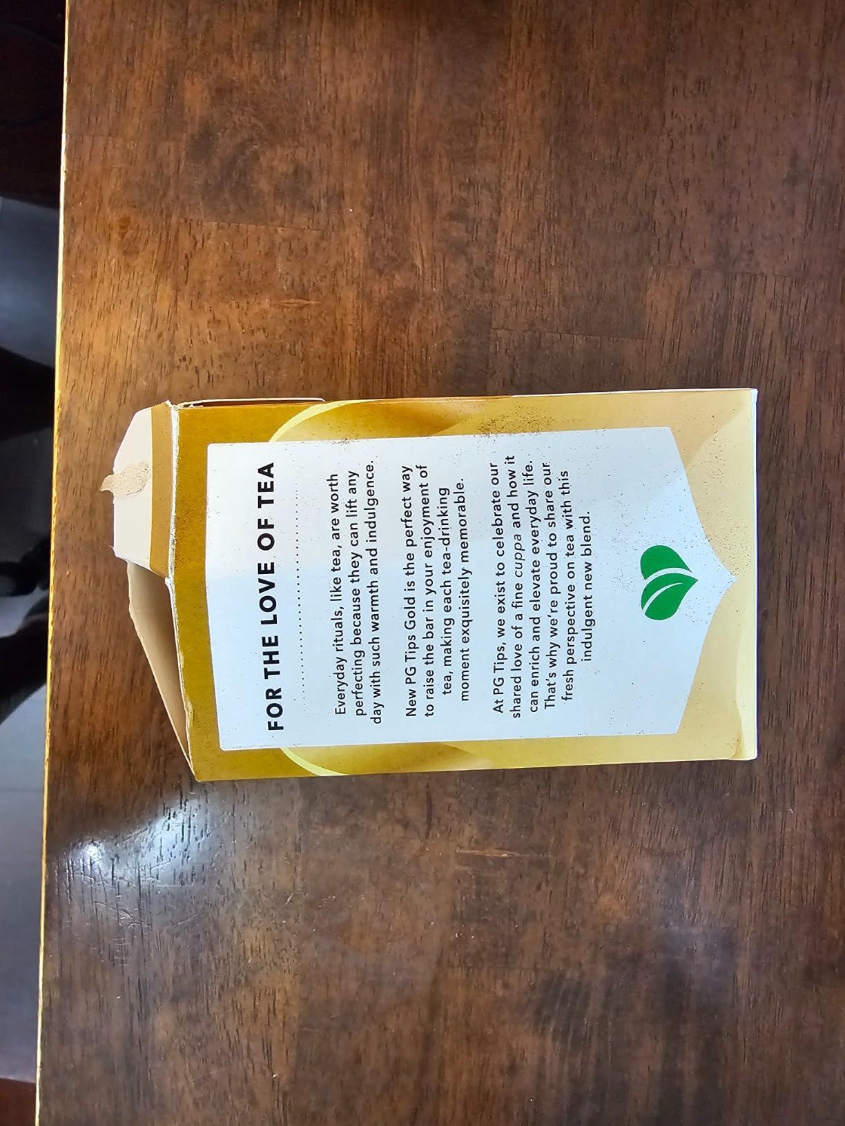 Thé PG Tips Gold mélange supérieur 80 sachets