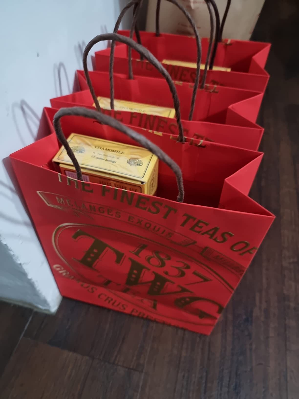 Tisane de camomille TWG Tea sans théine en sachets artisanaux