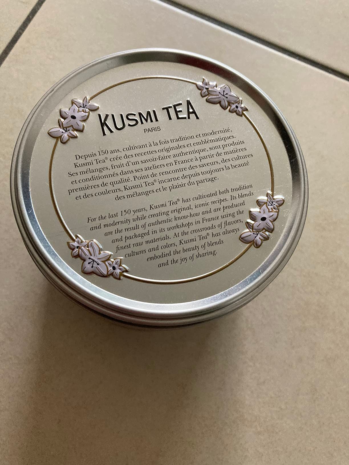 thé vert bio gingembre citron kusmi tea - boîte 100g