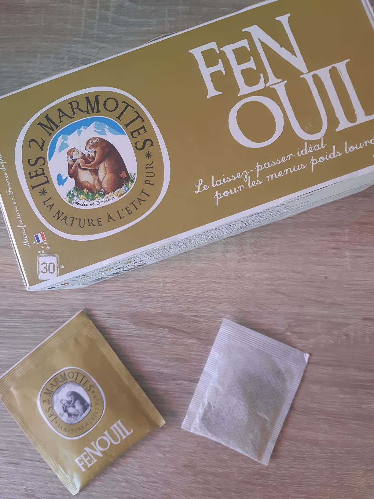 Infusion fenouil les 2 Marmottes - bien-être et relaxation