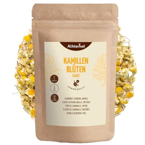 Fleurs de camomille 500g | entières et séchées | tisane de camomille de fleurs entières | 100% naturelle | goût légèrement amer et doux | sans additifs | vom Achterhof