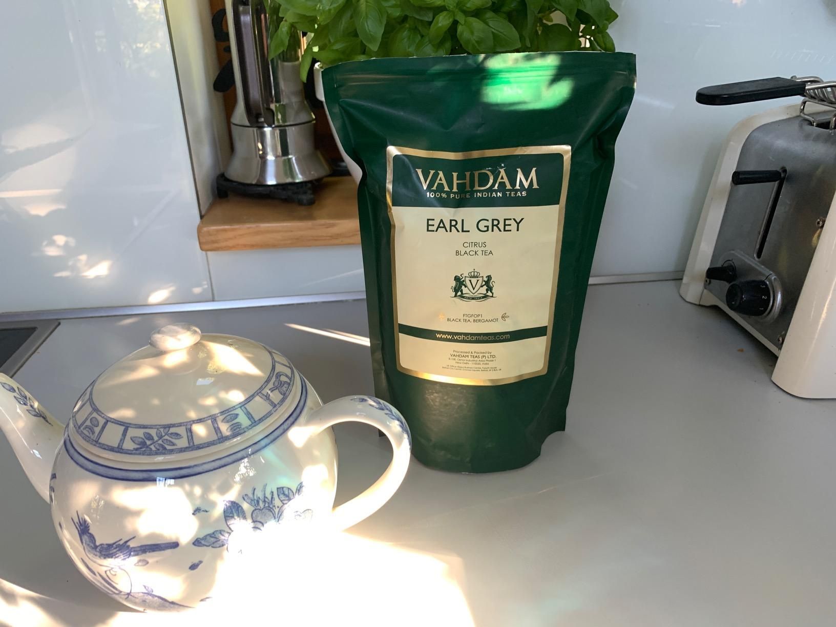 Earl Grey thé noir Vahdam - fraîcheur et qualité
