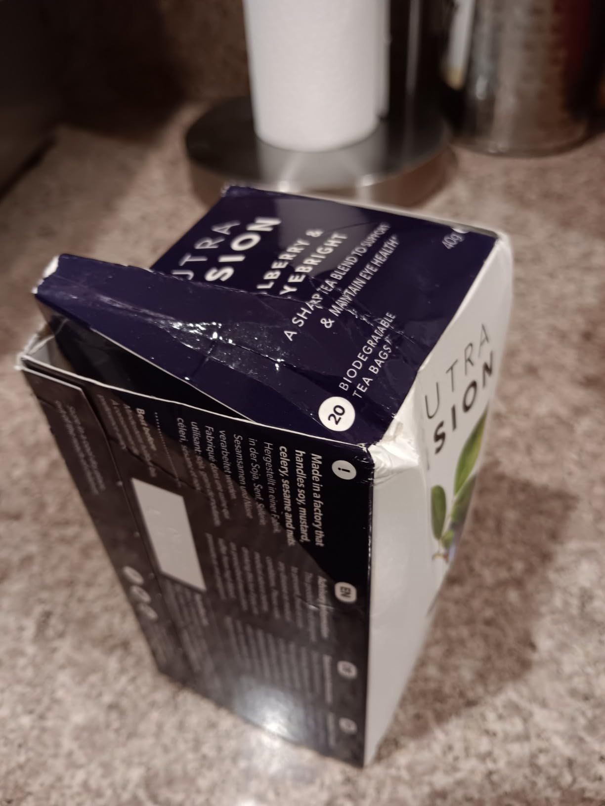 Thé NutraVision pour la santé et le confort des yeux