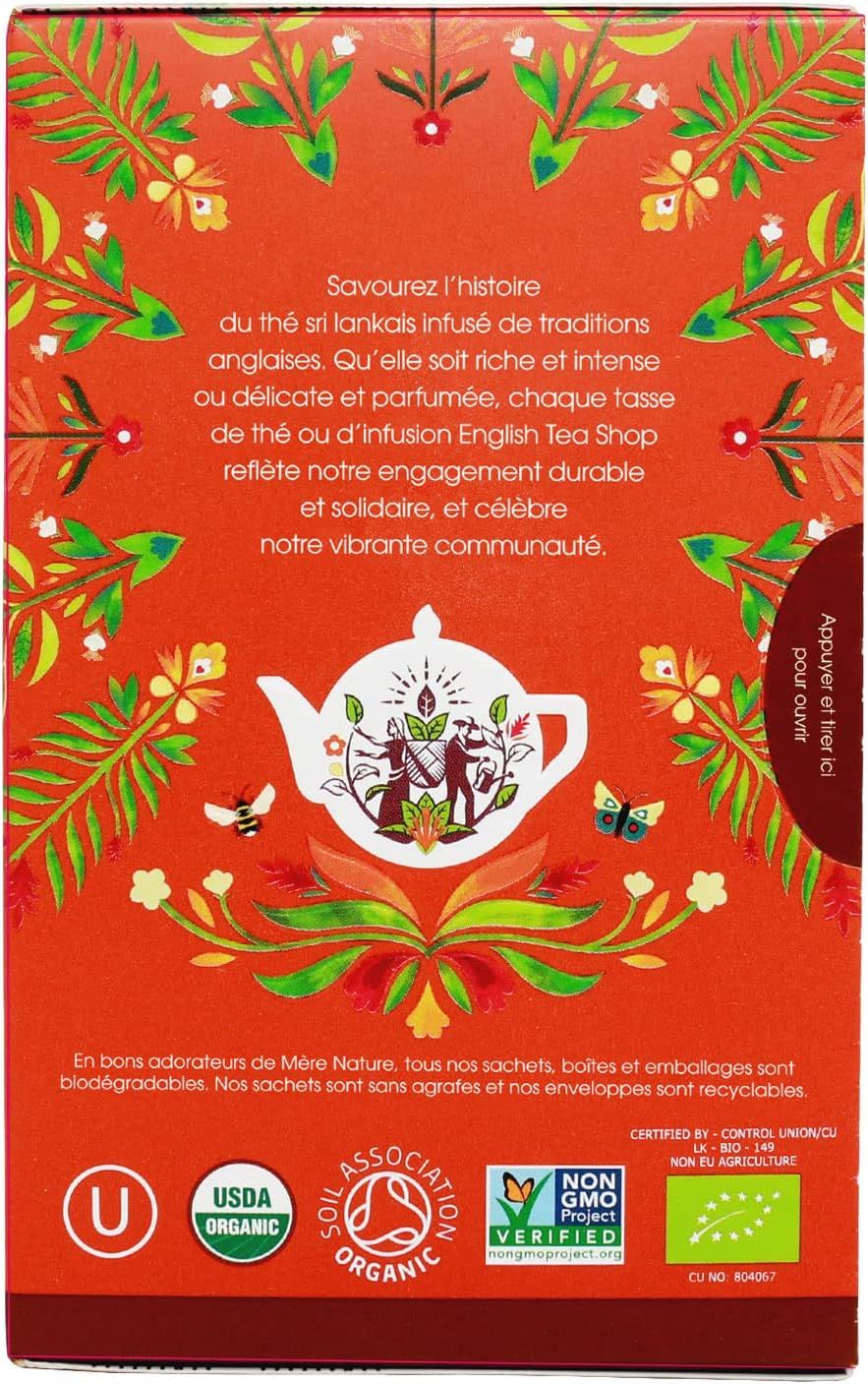 Thé vert bio citron Clipper - 50 sachets