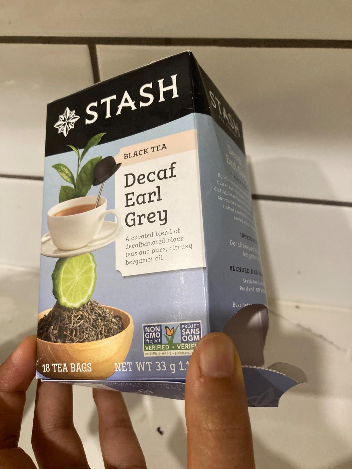 Thé décaféiné comte grey de qualité supérieure - Stash Tea