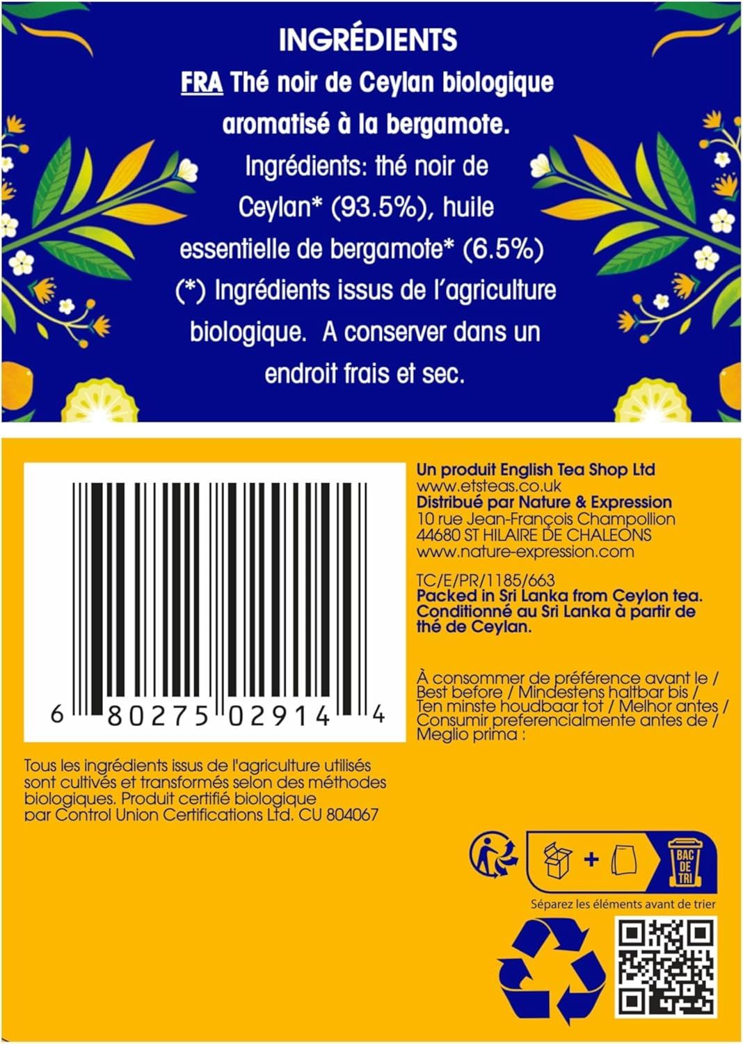 Tisane d'hibiscus écoresponsable - 100 sachets sans caféine