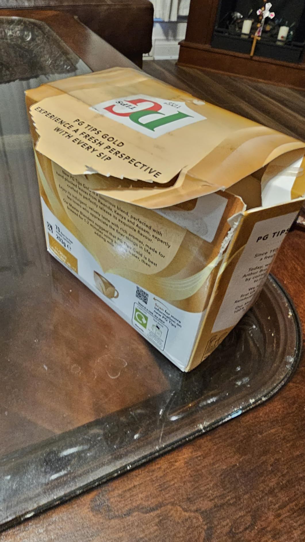 Thé PG Tips Gold mélange supérieur 80 sachets