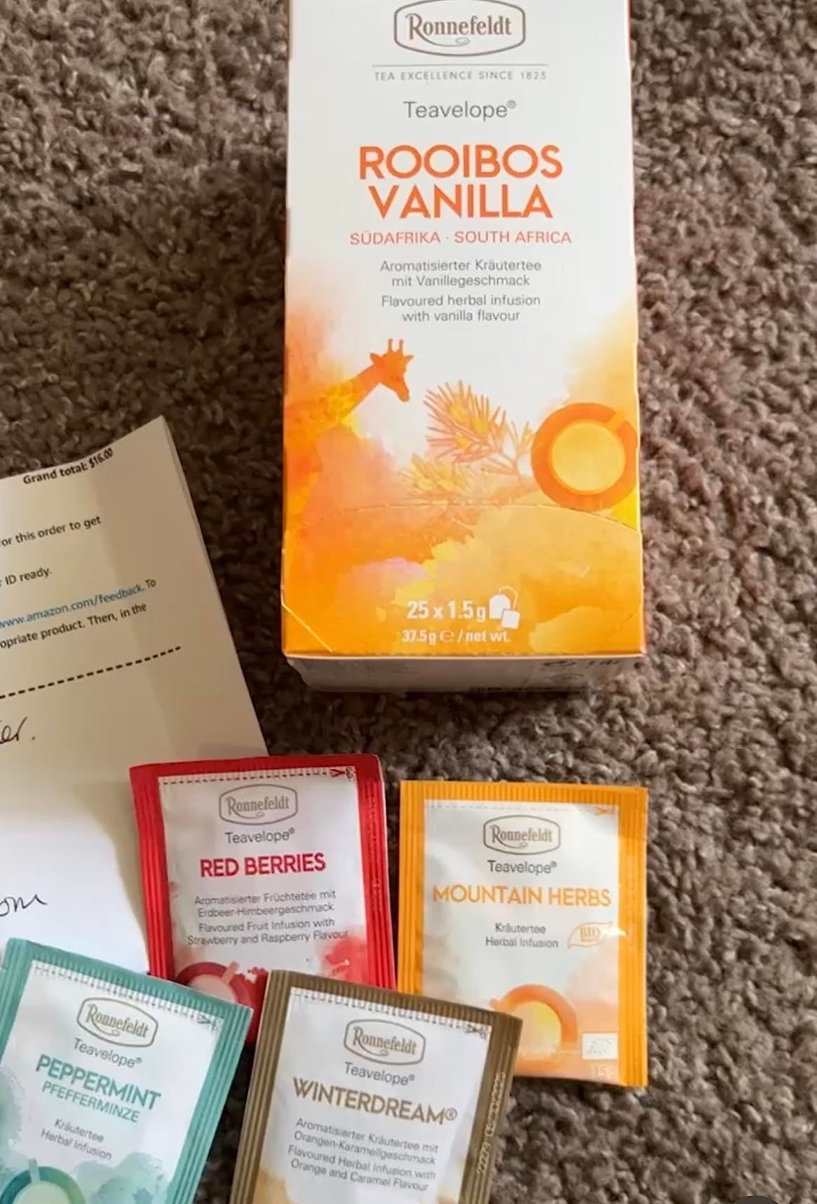 Tisane rooibos vanille chai Ronnefeldt – 25 sachets