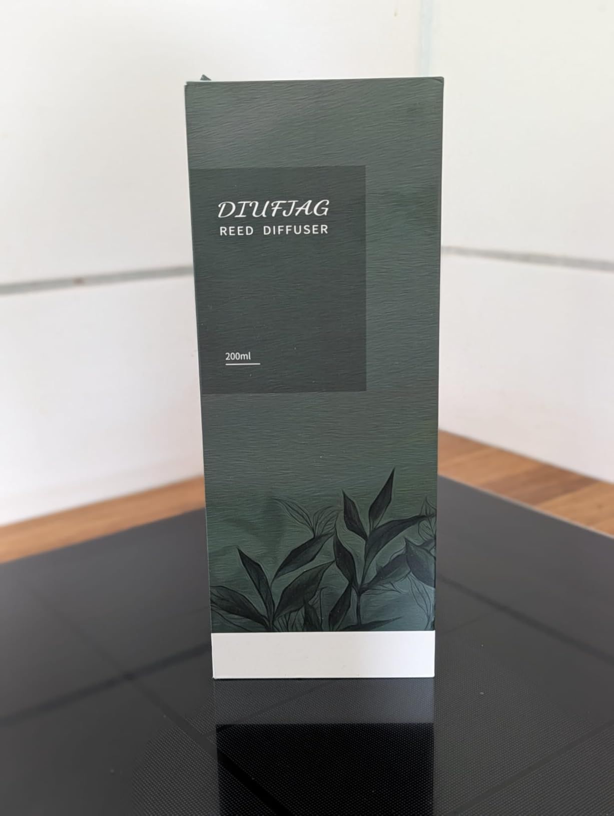 Diffuseur de parfum thé blanc 200 ml avec bâtonnets pour maison et bureau