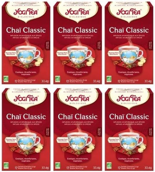 Infusion bio Yogi Tea Classic sans caféine