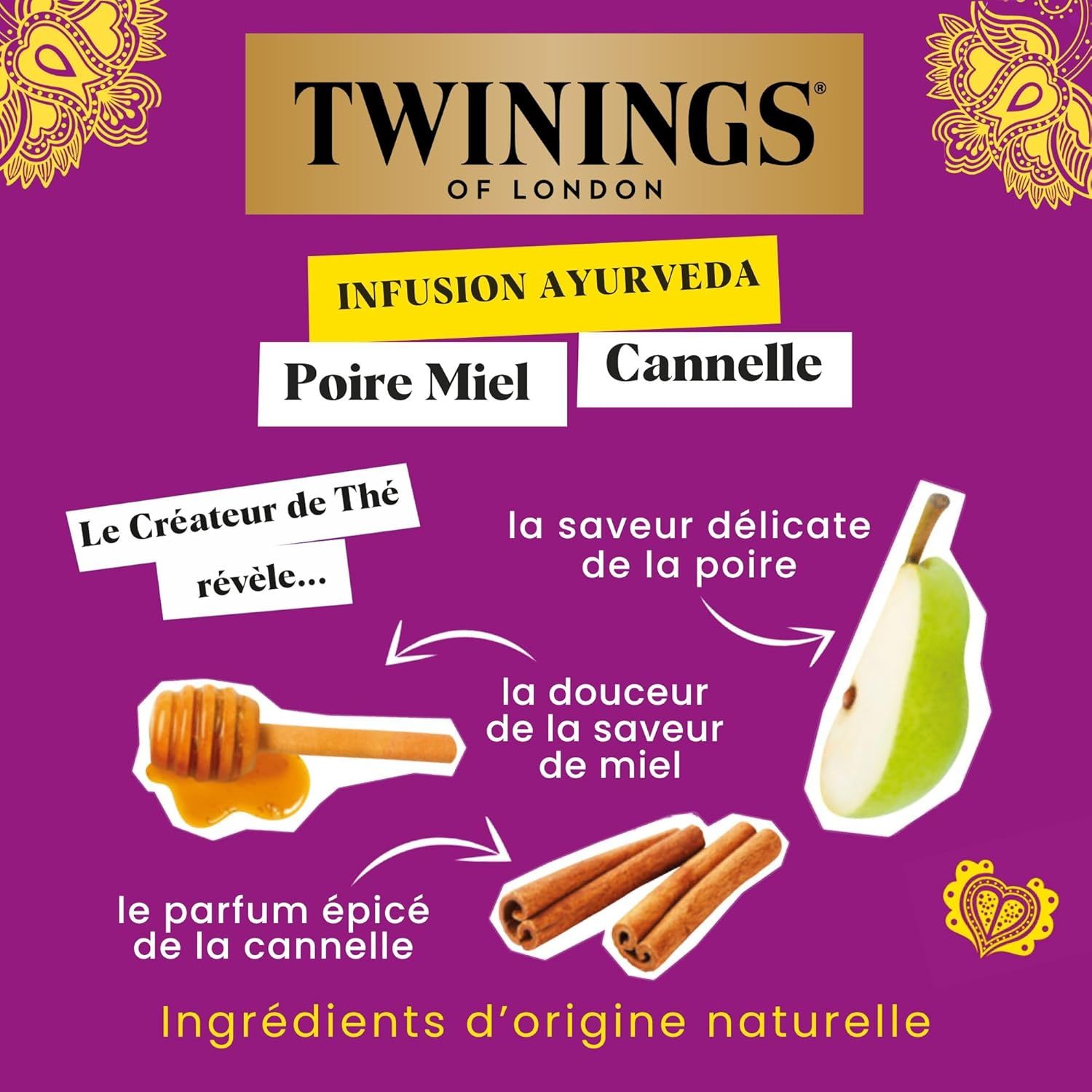 Tisane sans caféine miel vanille camomille - Celestial Seasonings