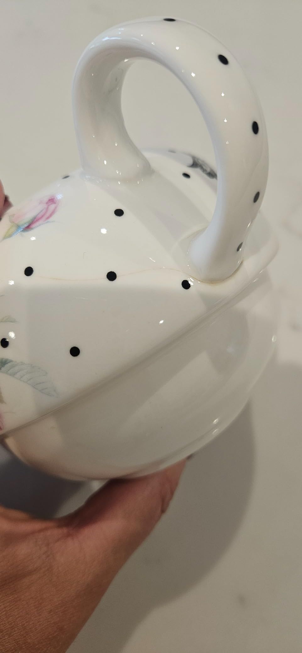 London Boutique Service à thé pour une personne avec théière, tasse à thé et soucoupe pour 1 personne en porcelaine anglaise Motif floral vintage 350 m (turquoise)