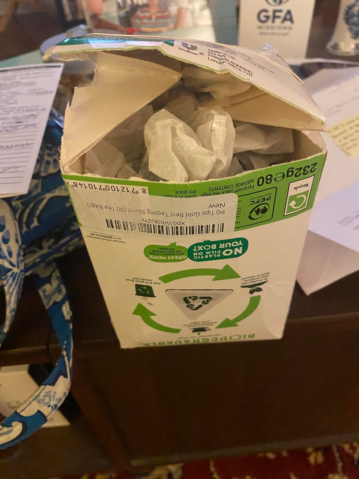 Thé PG Tips Gold mélange supérieur 80 sachets