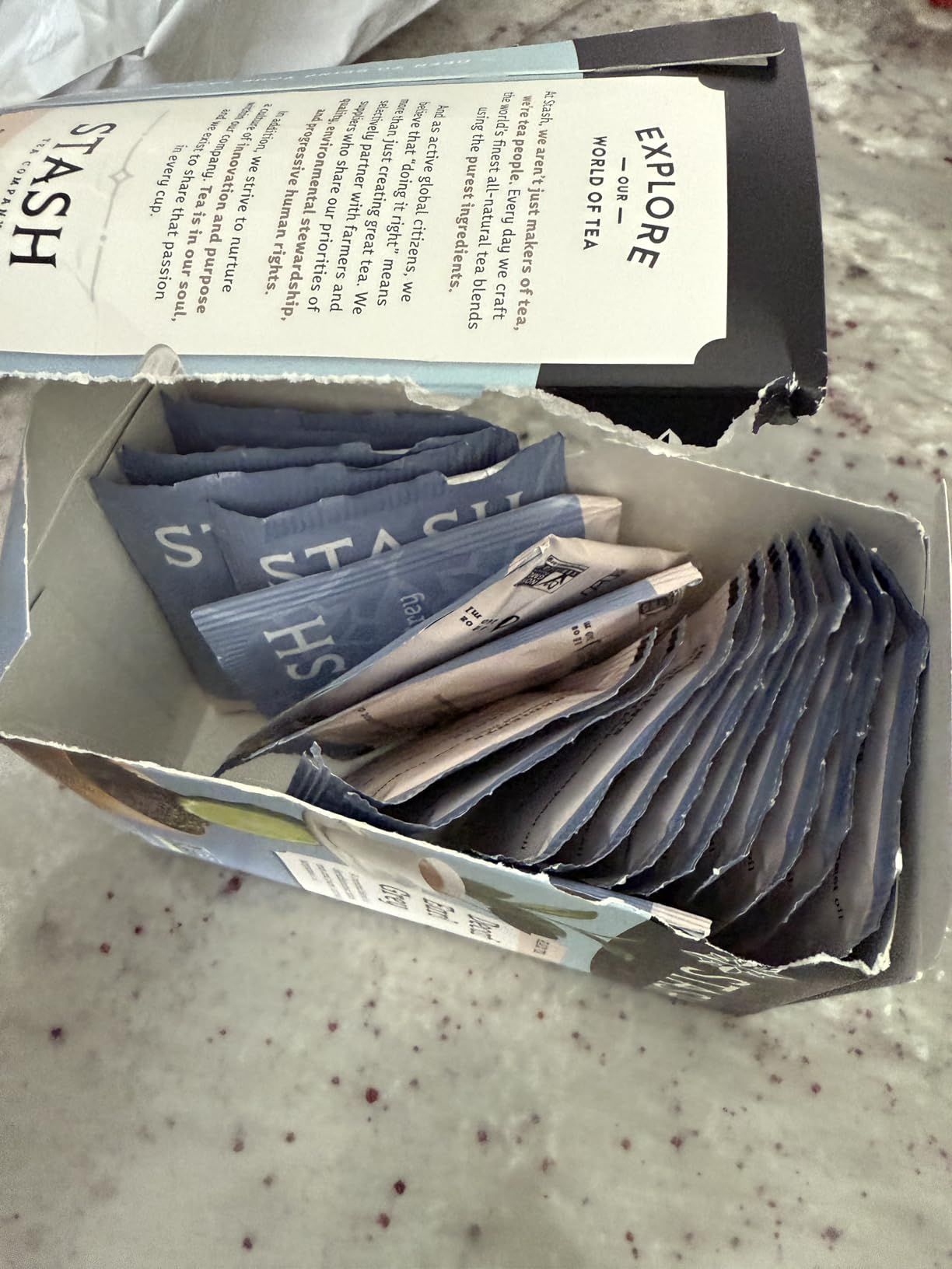 Thé décaféiné comte grey de qualité supérieure - Stash Tea