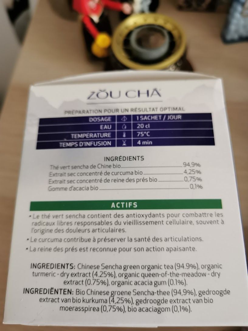 Thé vert bio Zou Chá pour le confort articulaire