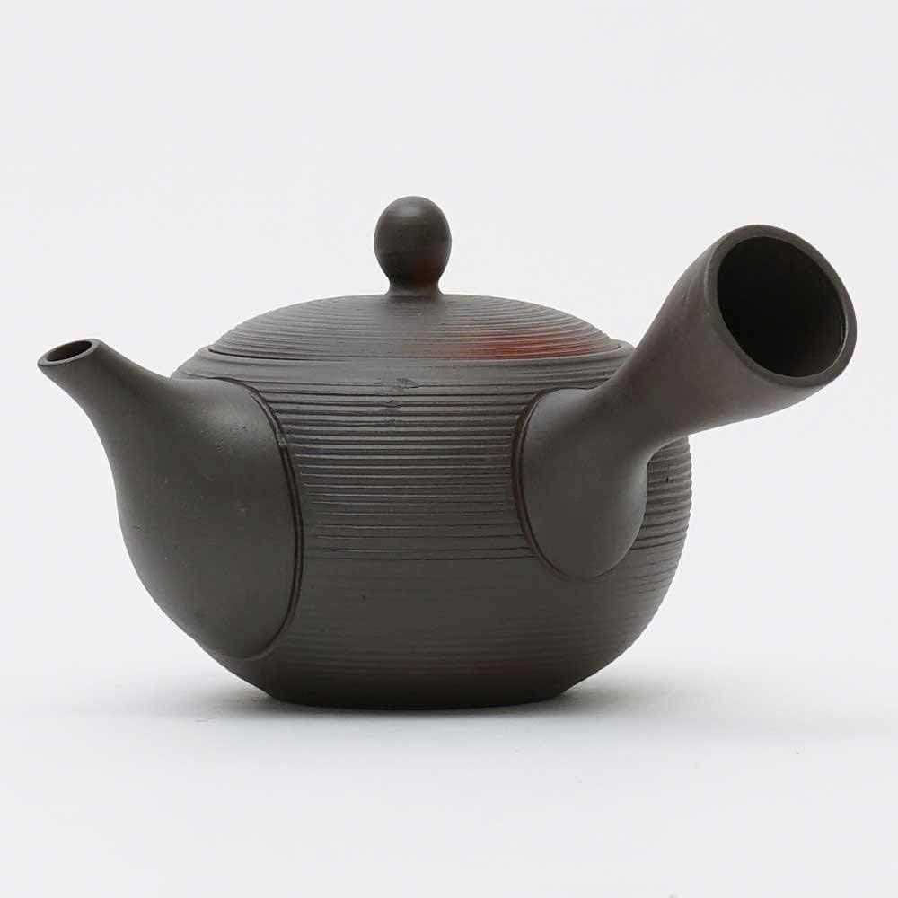 Théière japonaise Kyusu Tokoname Youhen en argile Fusen L161 300 ml