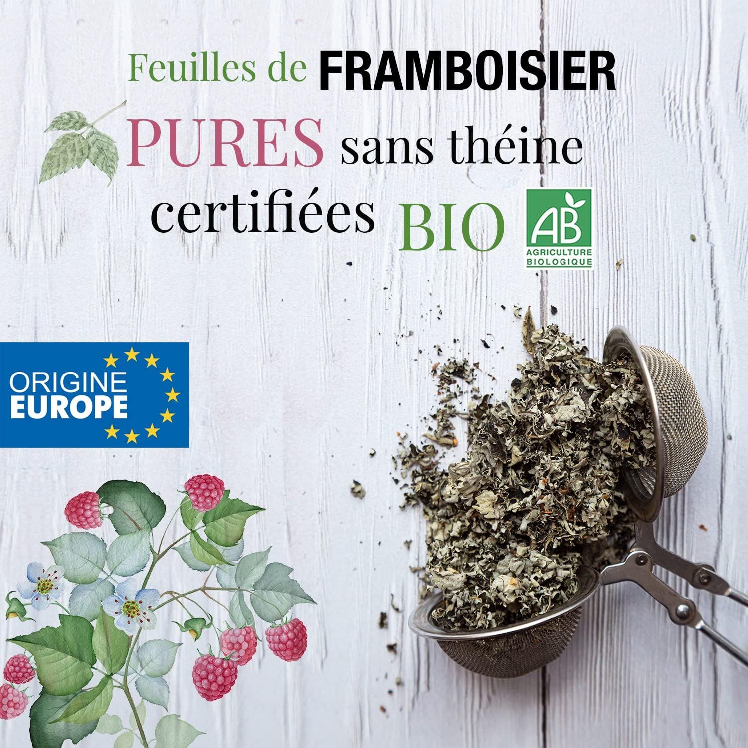Fleurs d'hibiscus séchées bio pour infusion 250 g