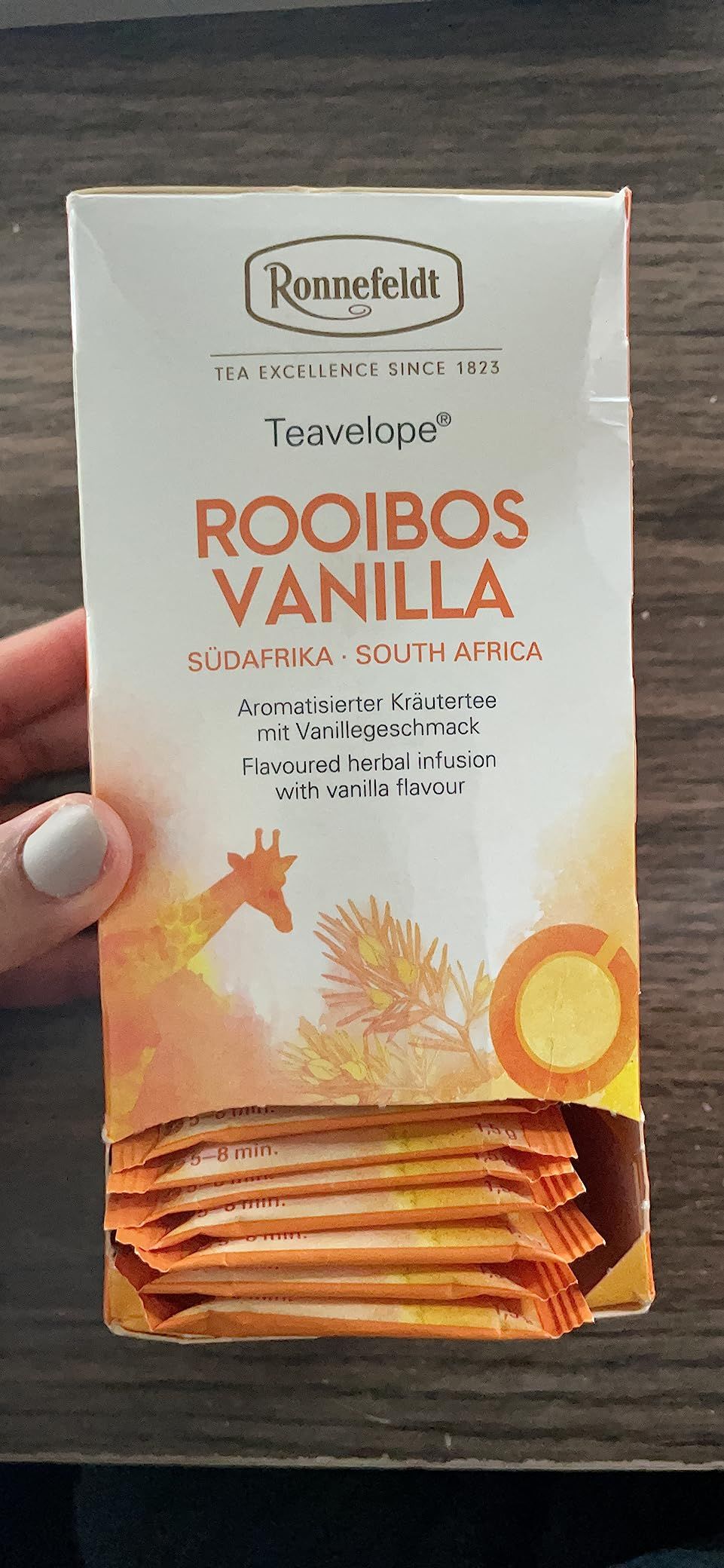 Tisane rooibos vanille chai Ronnefeldt – 25 sachets