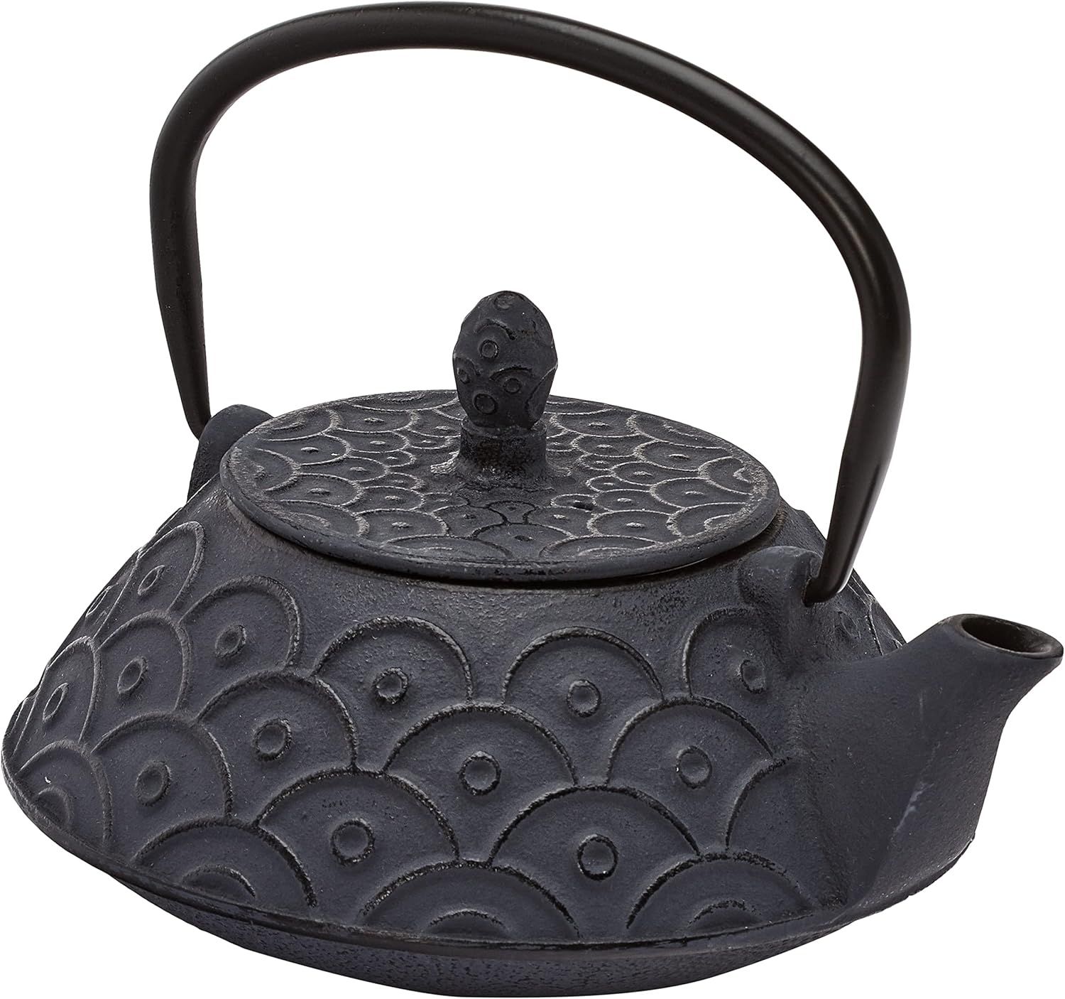 IBILI - Théière en Fonte Malaisie, 0,8 Litre, Intérieur Émaillé, Compatible avec Les Plaques à Induction