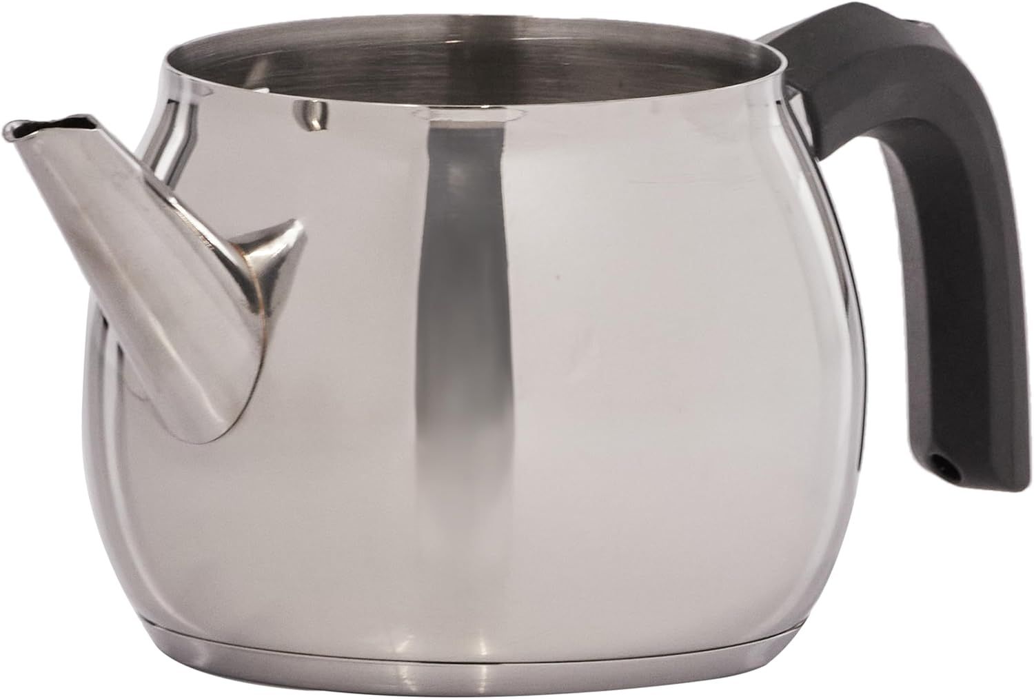 Karaca Belinay Ensemble théière noire moyenne en acier inoxydable, théière turque, bouilloire : 1 L, 1,6 L