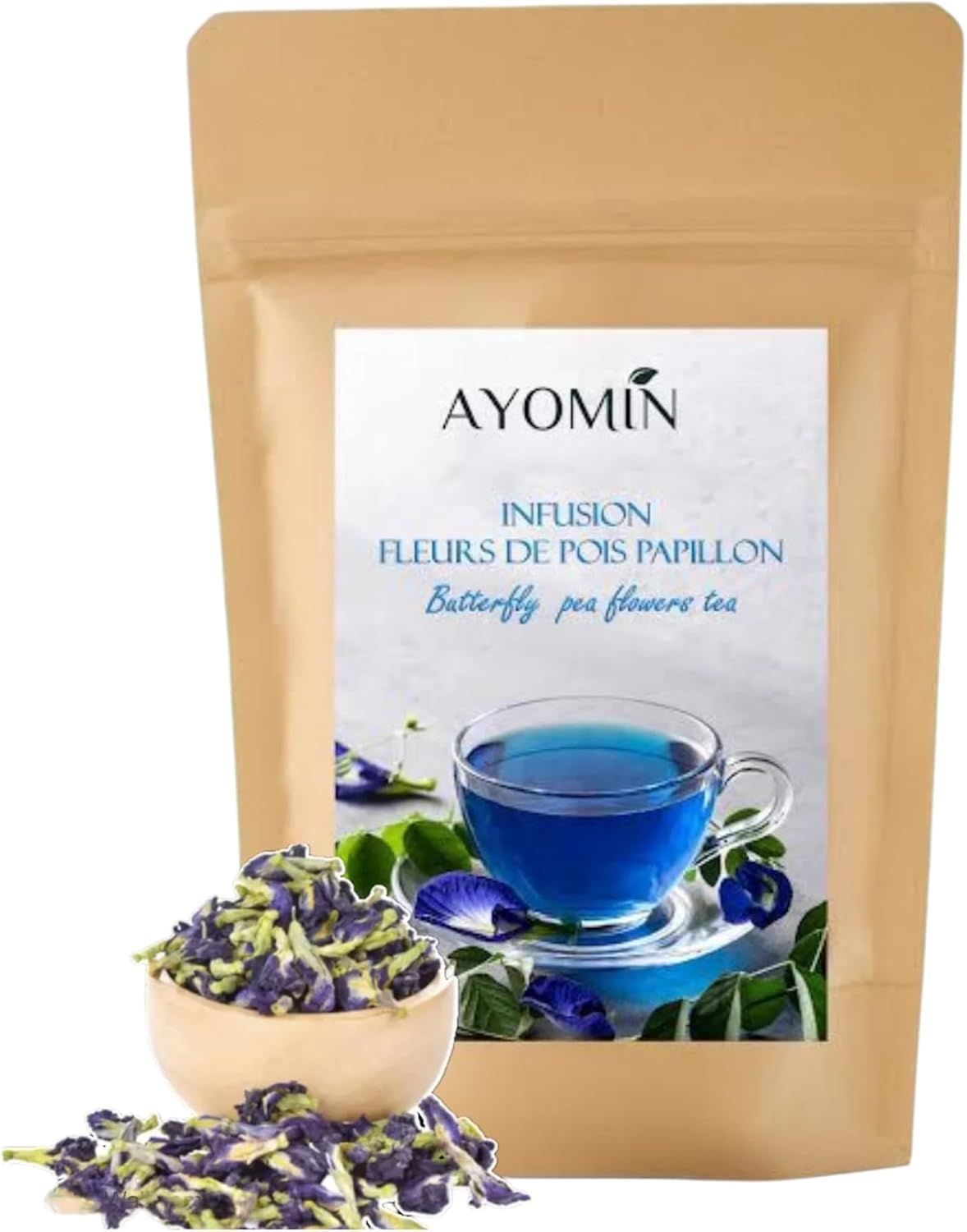 Thé bleu aux fleurs de pois séchées Brahma Tea