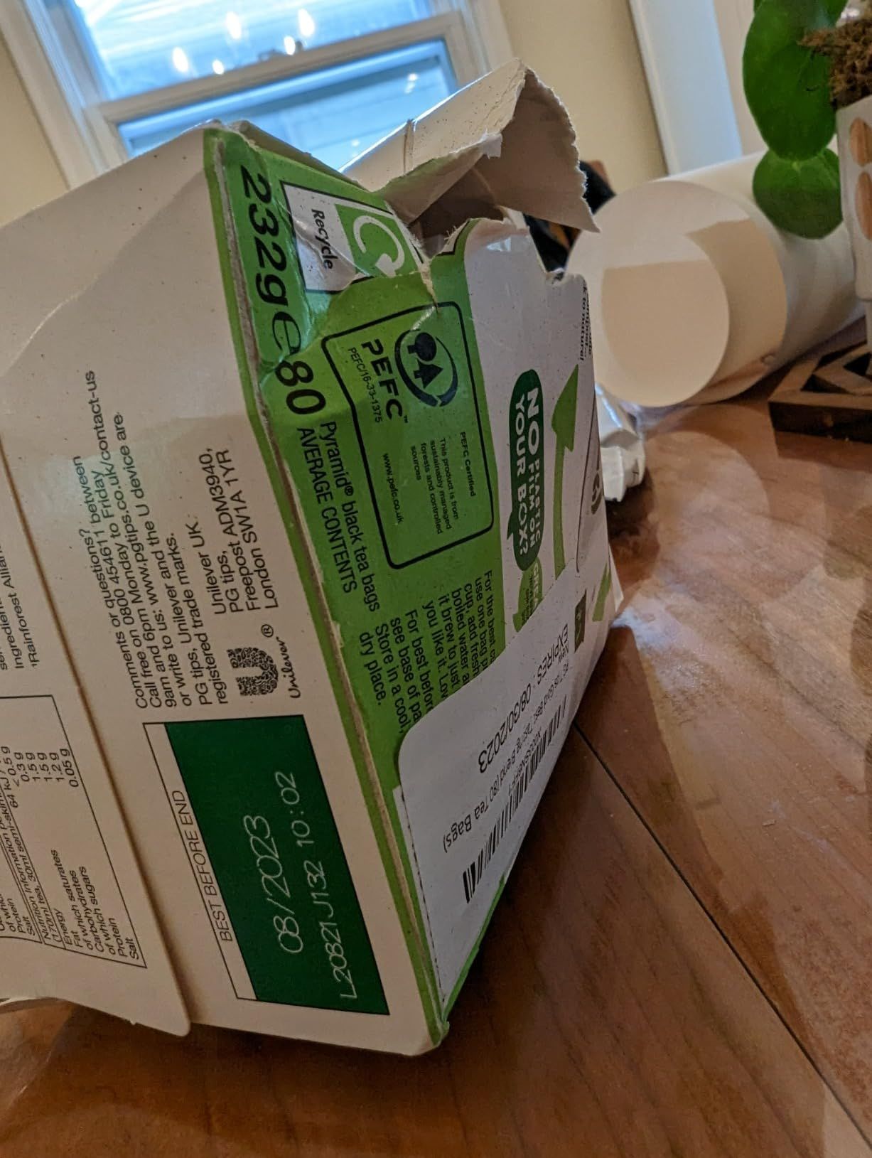 Thé PG Tips Gold mélange supérieur 80 sachets