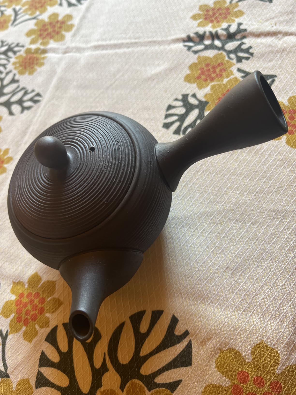 Théière japonaise Kyusu Tokoname Youhen en argile Fusen L161 300 ml