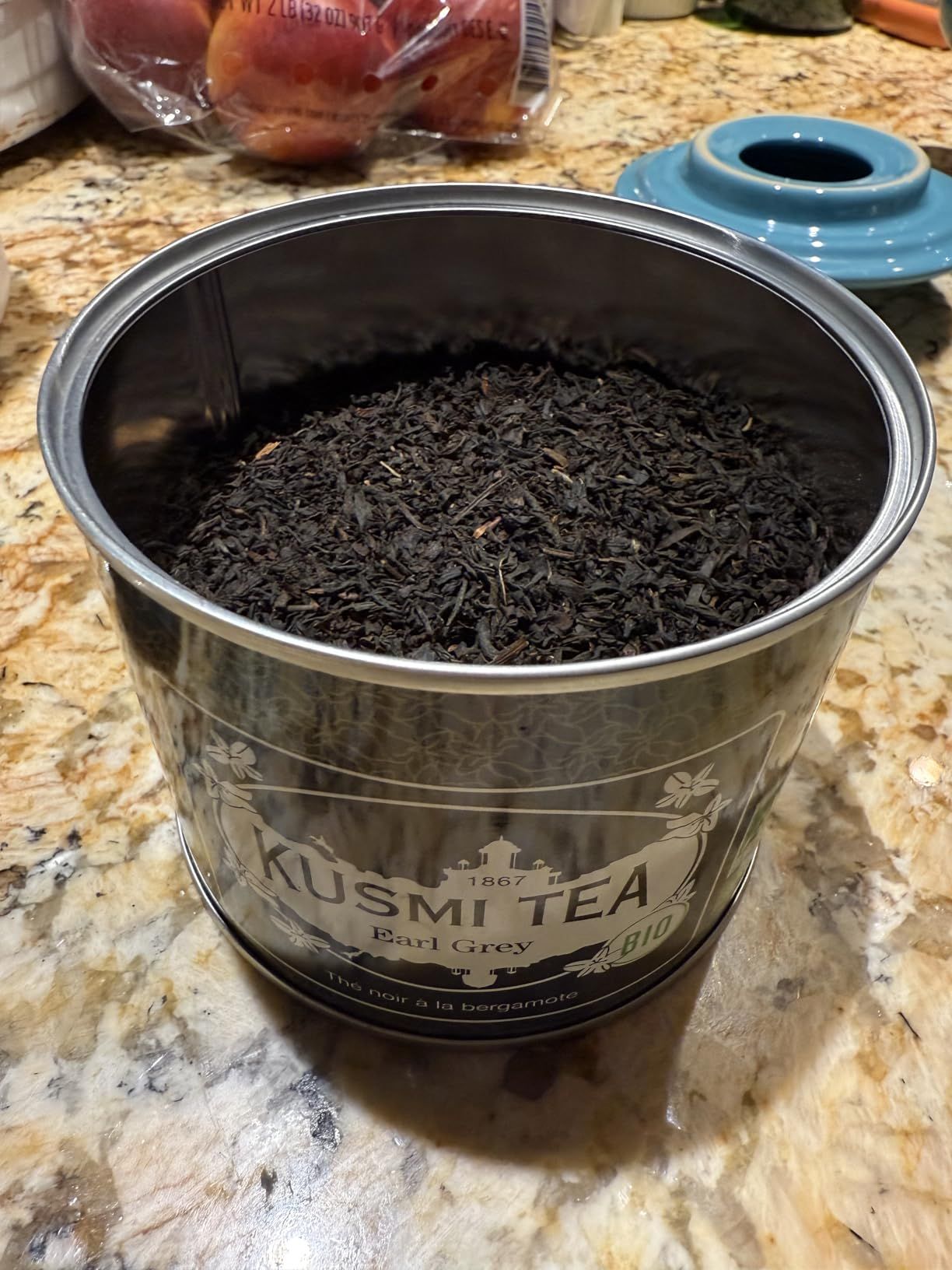 Thé noir bio Earl Grey Kusmi Tea à la bergamote
