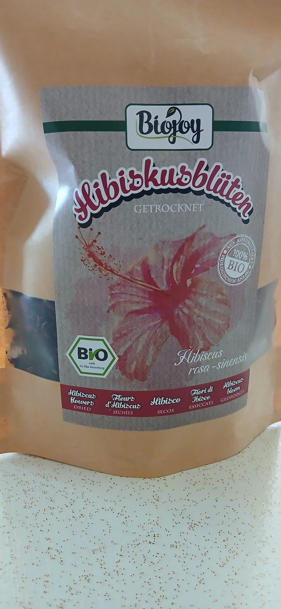 Fleurs d'hibiscus séchées bio pour infusion 250 g