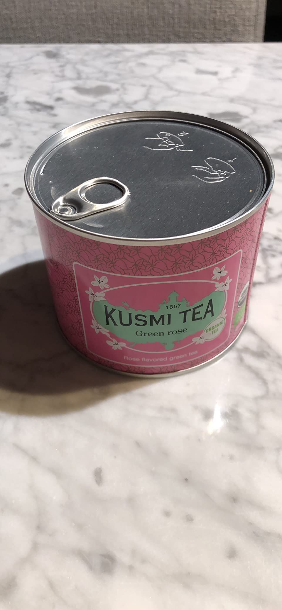 thé vert bio gingembre citron kusmi tea - boîte 100g