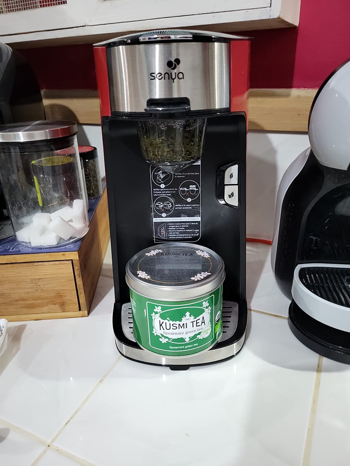 thé vert bio gingembre citron kusmi tea - boîte 100g