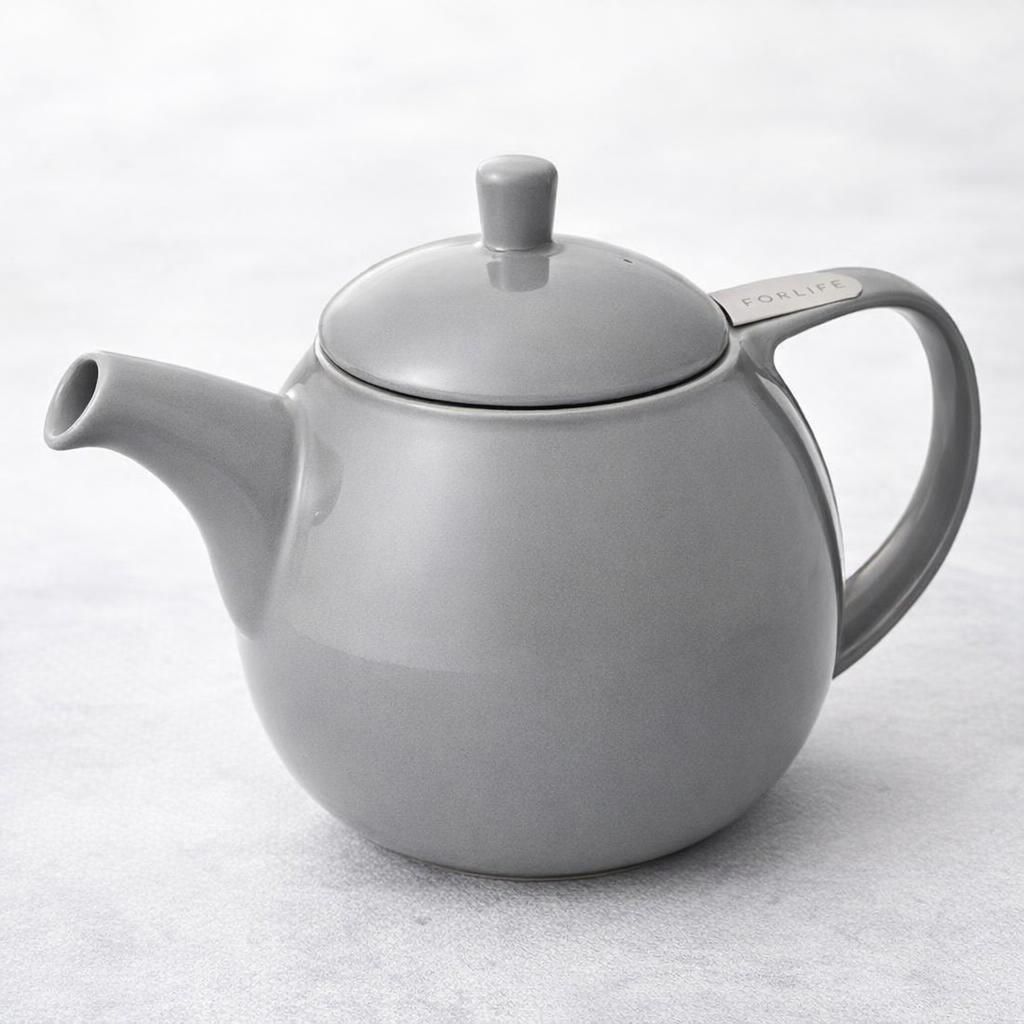 Forlife Théière 519138 en céramique, gris