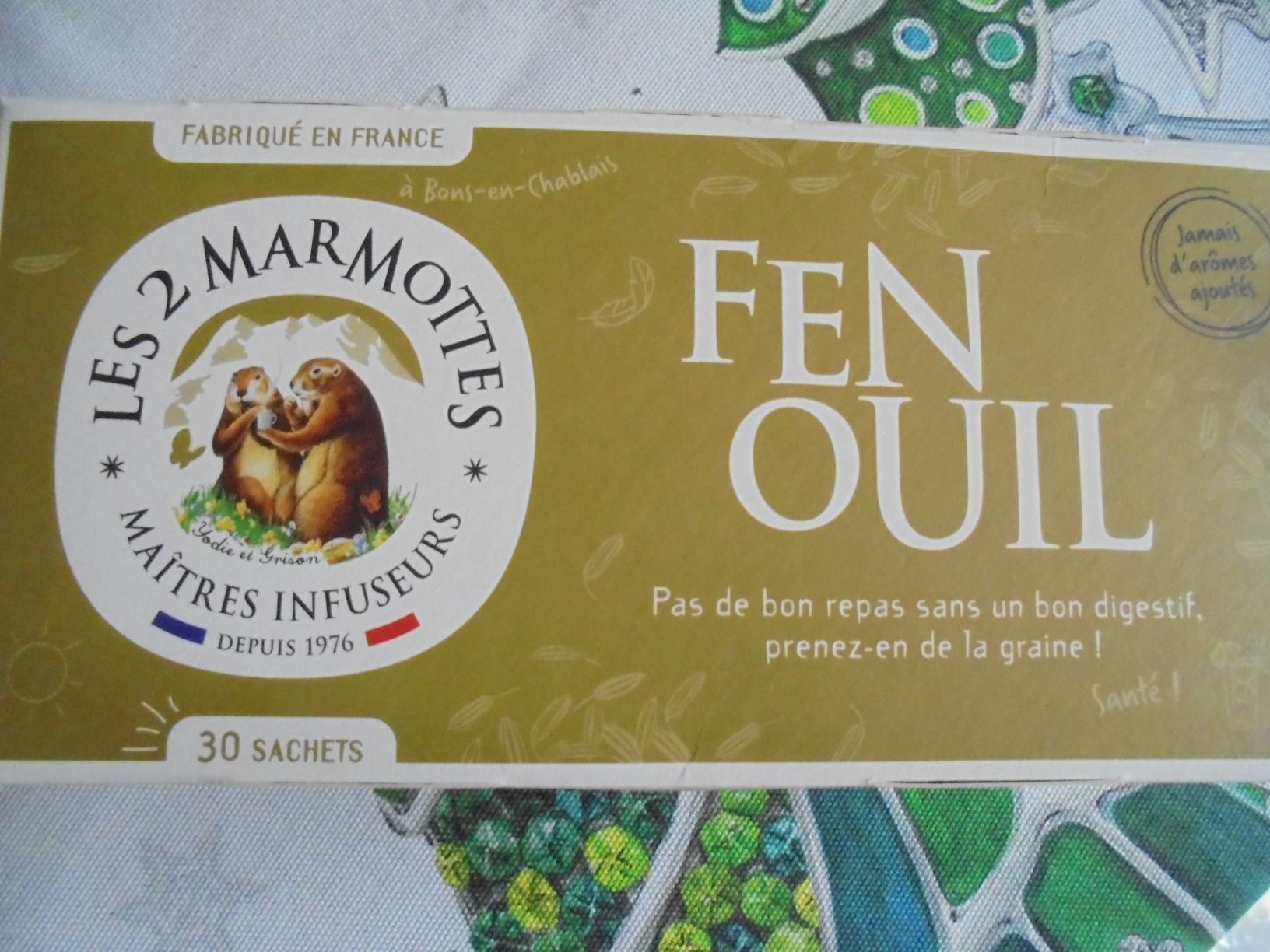 Infusion fenouil les 2 Marmottes - bien-être et relaxation