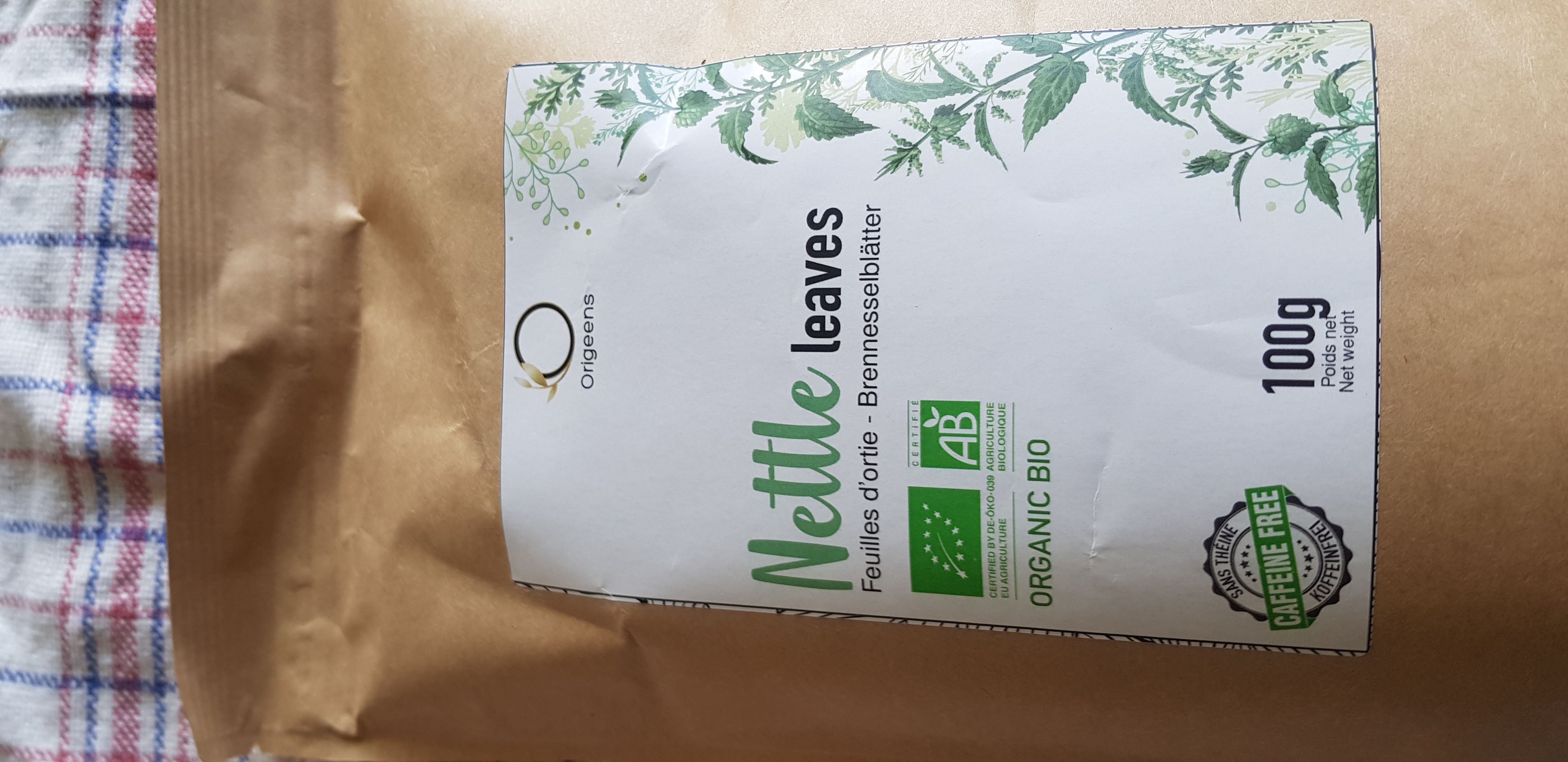 Tisane ortie bio 100 g infusion détox et reminéralisante
