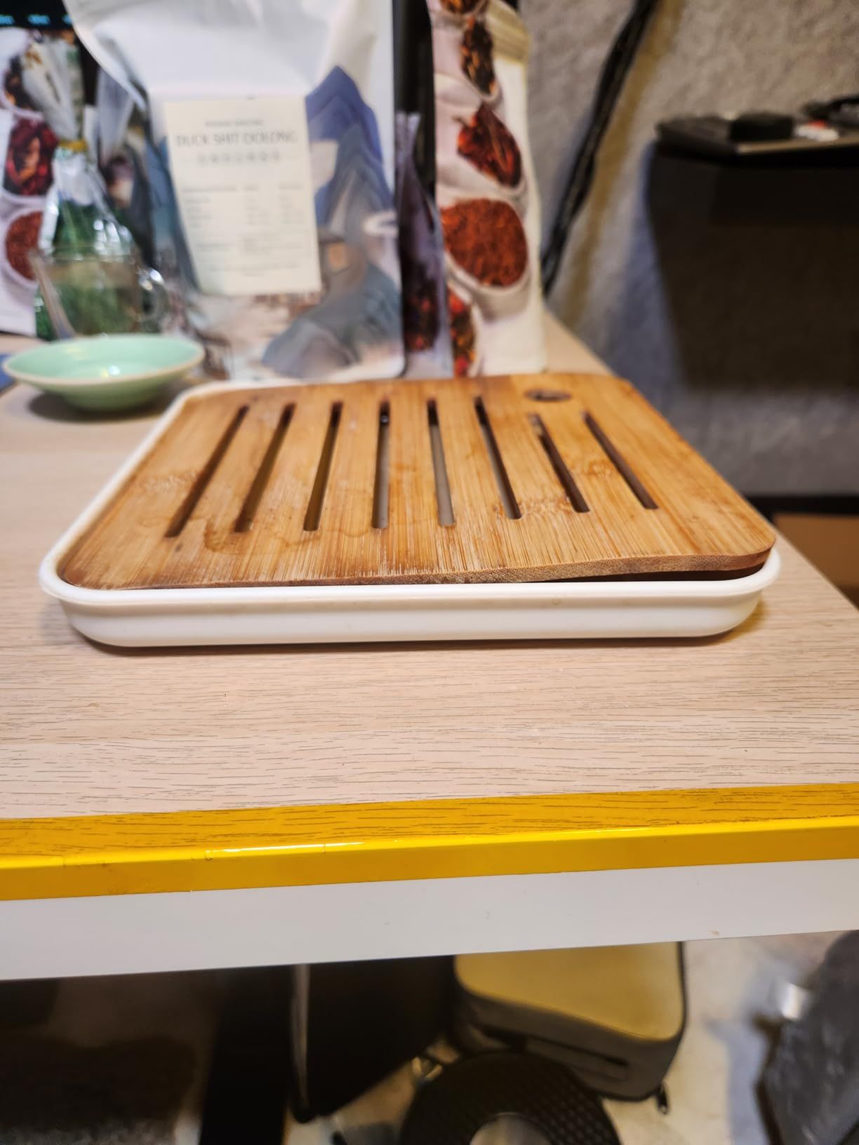 LURRIER Service à thé chinois Gongfu en porcelaine, théière portable avec rotation à 360° et infuseur, sac cadeau portable tout-en-un pour voyage, maison, cadeau, extérieur et bureau (bleu floral)